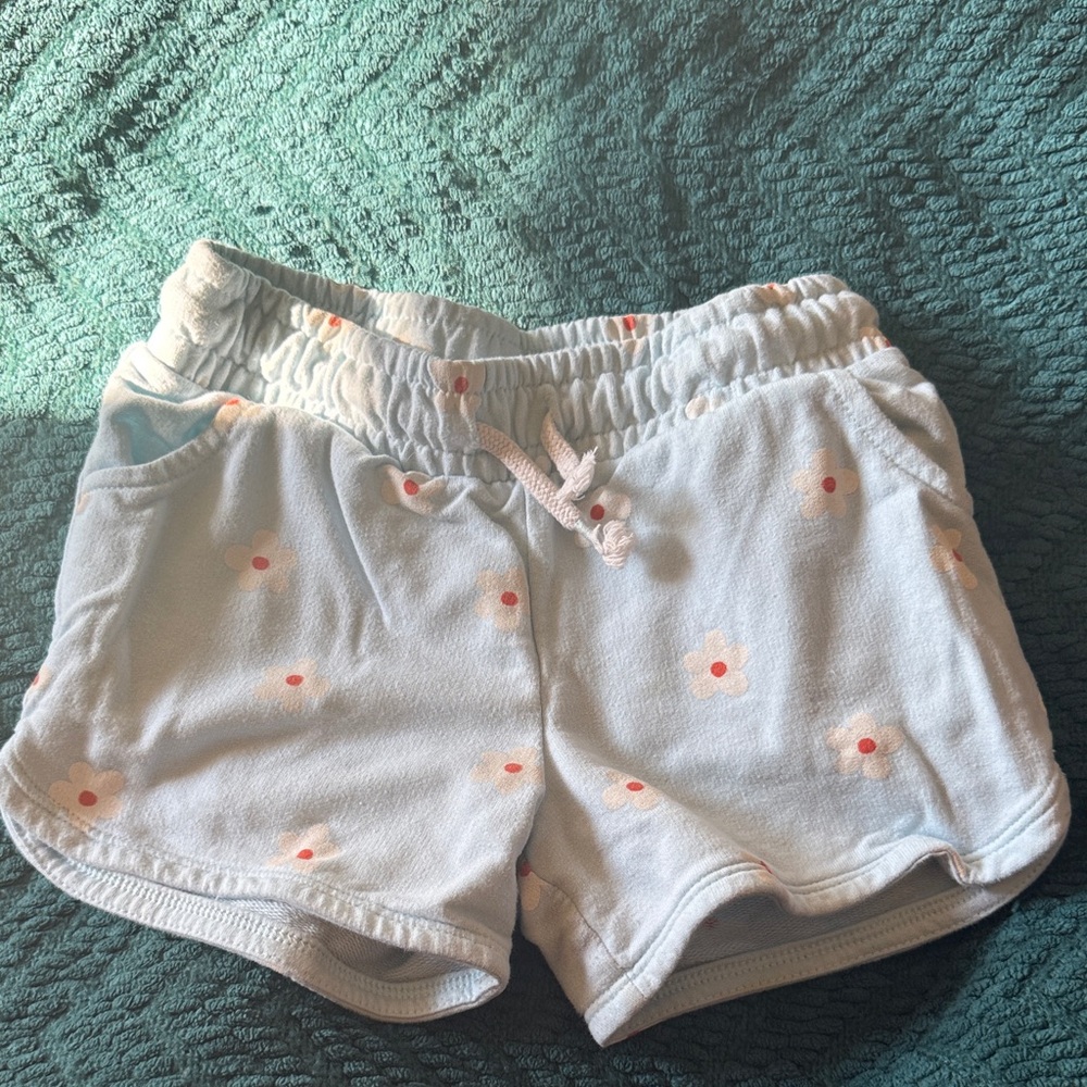 Cat & Jack Light Blue Floral Kids Shorts